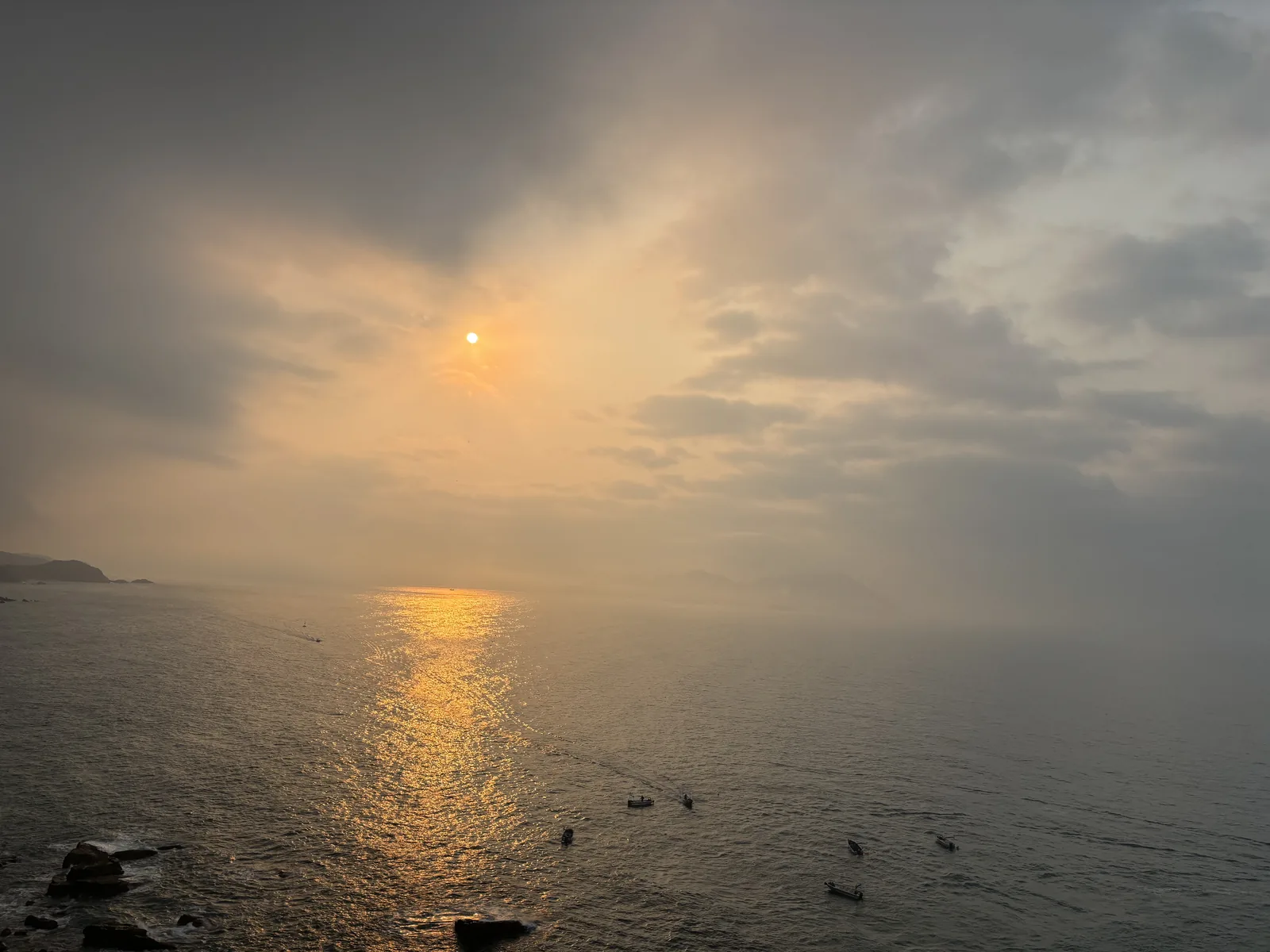 天文台海面日落 4